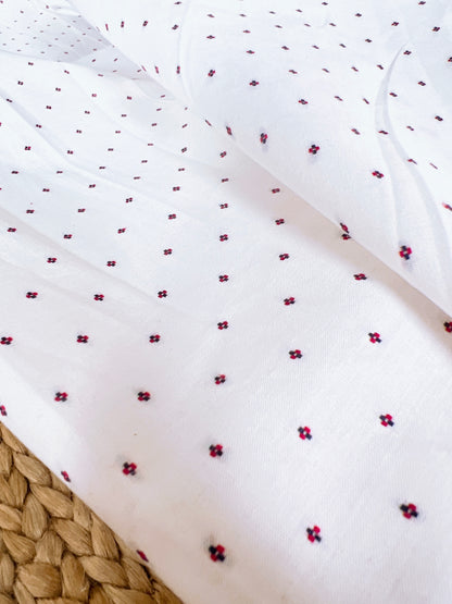 Plumeti Cotton Red Dots